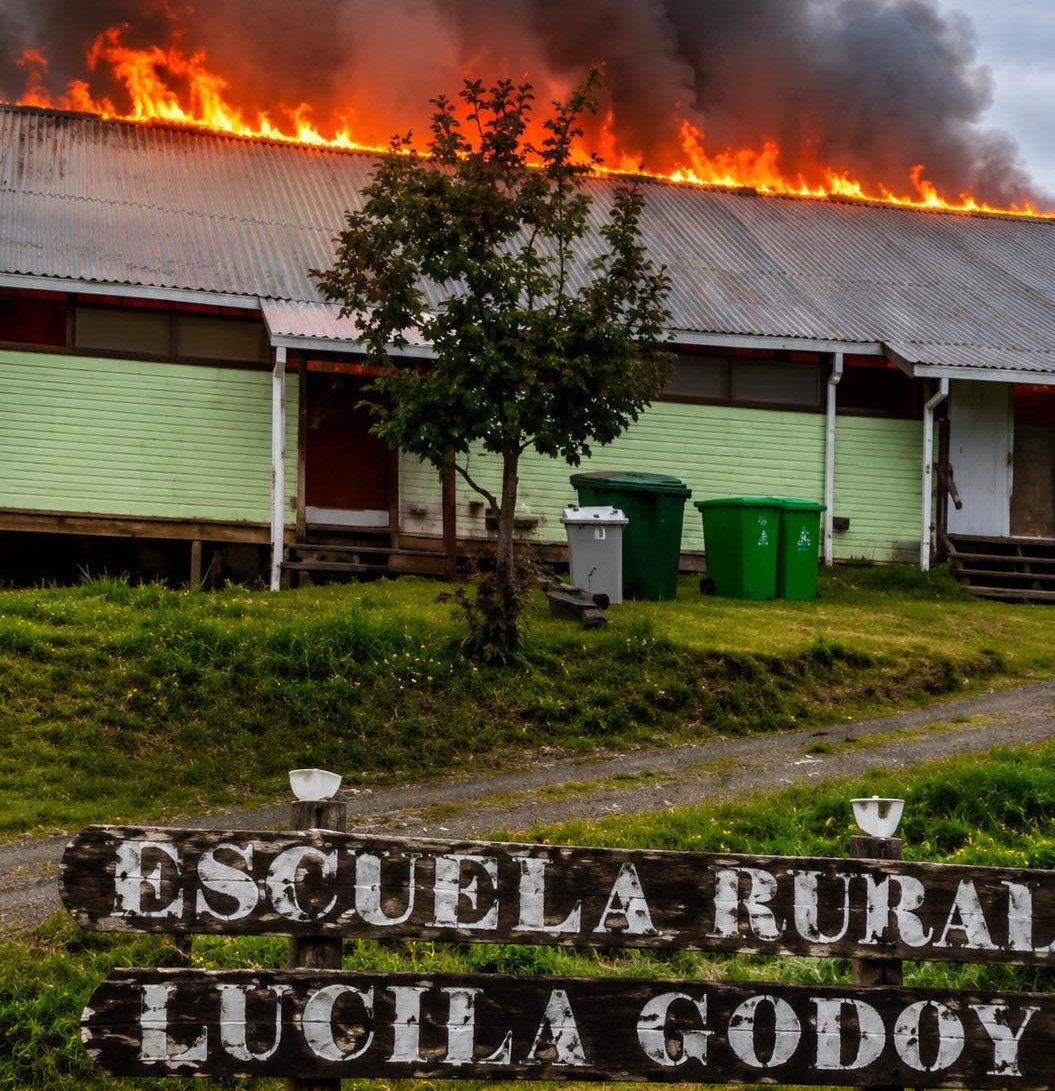 Seremi de Educación apoyará a estudiantes y familias tras incendio que afectó a la Escuela Rural Lucila Godoy Alcayaga de Fresia
