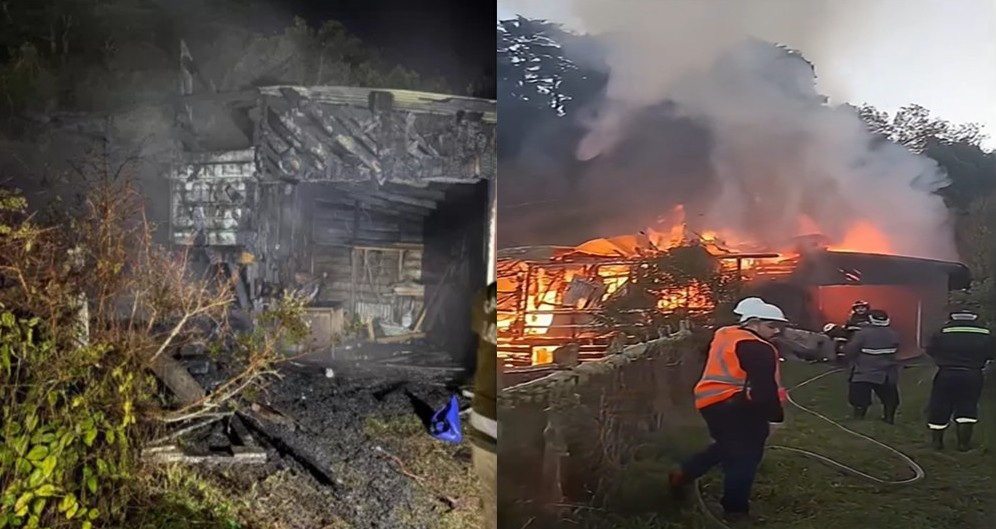 Senador Espinoza denunció intencionalidad tras incendio que destruyó vivienda de su familia en Puerto Montt